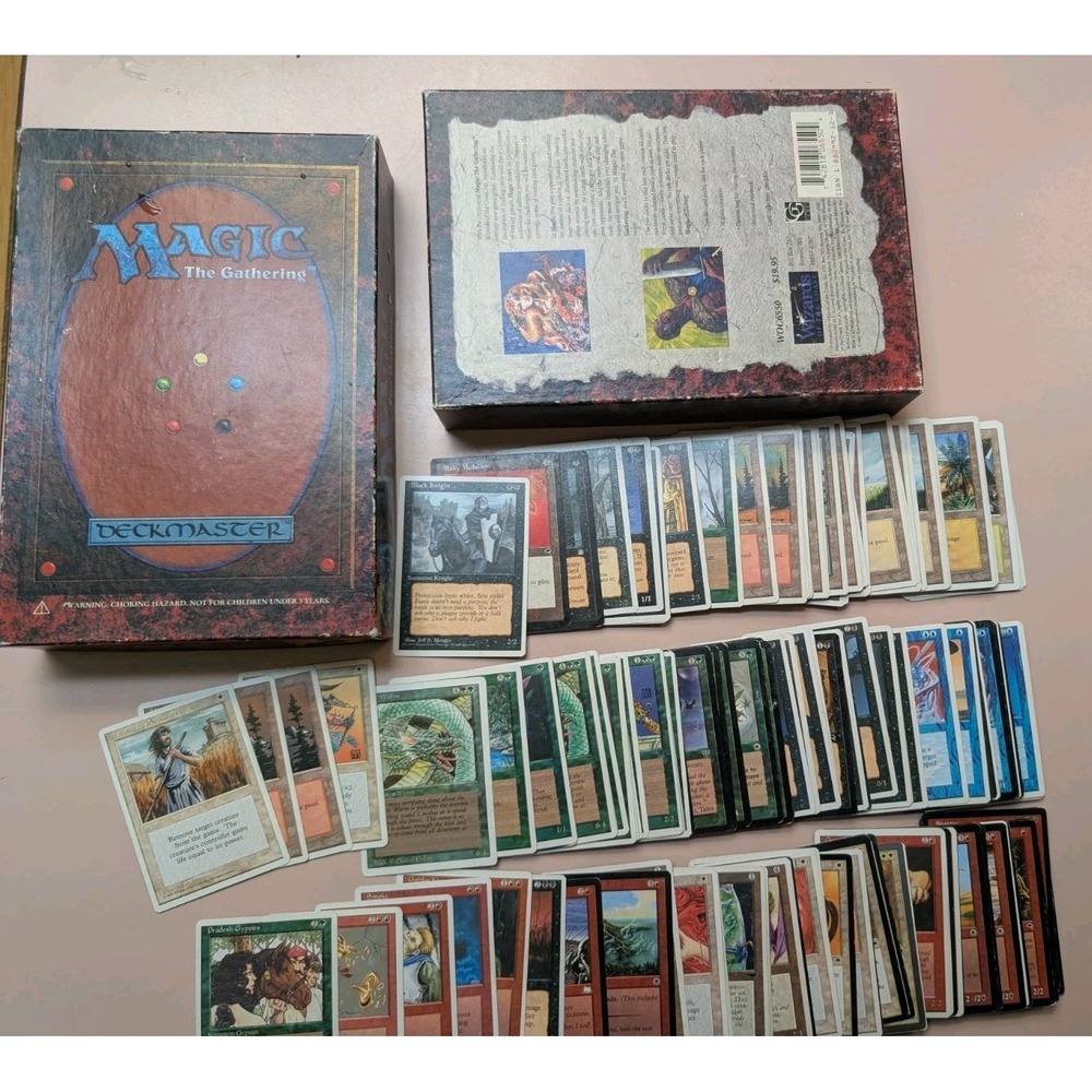 Magic The Gathering Mixed Lot Of 178 Cards From 1995 1996 1997 Ruby Medallion